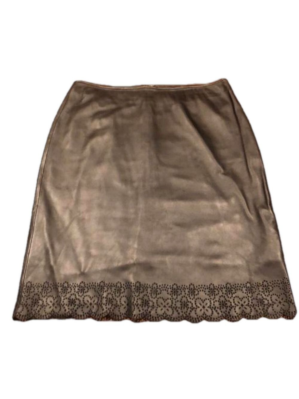 “be” Brand Black 100% Leather Skirt Size 8